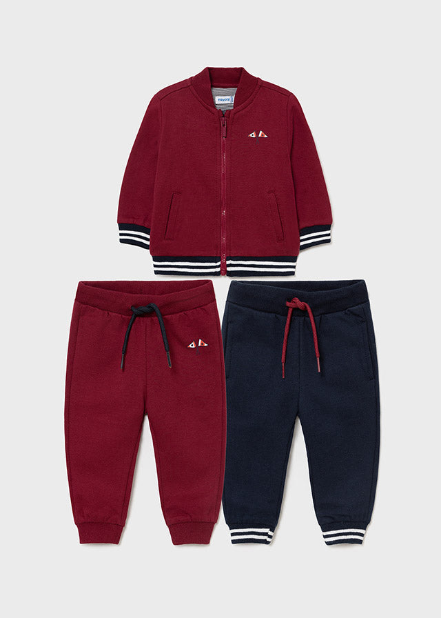 Tracksuit اثنين من السراويل طفل رضيع الفن.