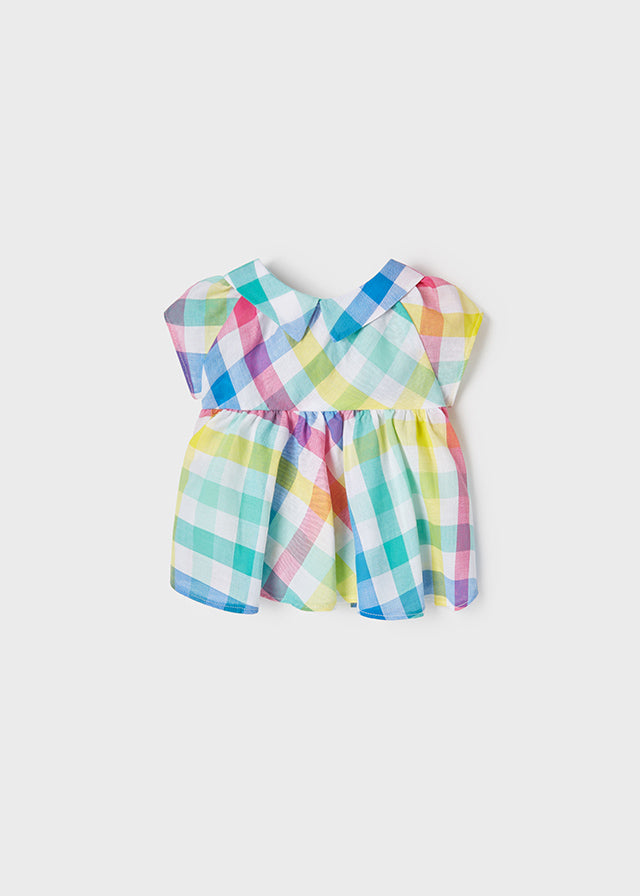 Check blouse baby girl Art. 22-01187-052