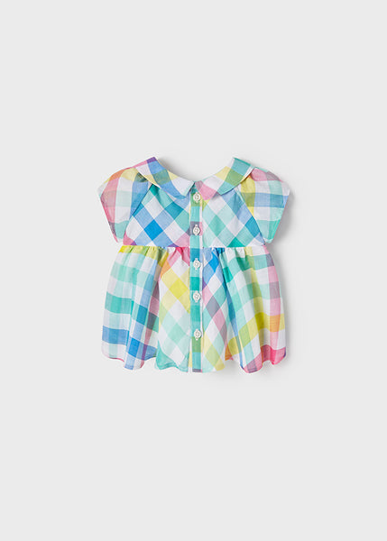 Check blouse baby girl Art. 22-01187-052