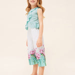 2-piece set with cropped cotton pants for girl Art. 23-03510-091