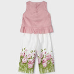 2-piece set with cropped cotton pants for girl Art. 23-03510-092