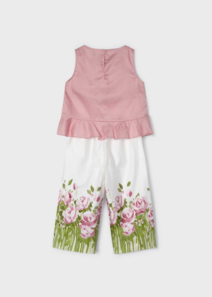 2-piece set with cropped cotton pants for girl Art. 23-03510-092