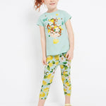 2-piece printed sustainable cotton set for girl Art. 23-03787-084