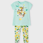 2-piece printed sustainable cotton set for girl Art. 23-03787-084