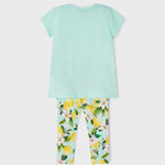 2-piece printed sustainable cotton set for girl Art. 23-03787-084