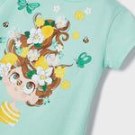 2-piece printed sustainable cotton set for girl Art. 23-03787-084