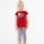 2-piece printed sustainable cotton set for girl Art. 23-03787-085