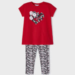 2-piece printed sustainable cotton set for girl Art. 23-03787-085