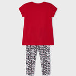 2-piece printed sustainable cotton set for girl Art. 23-03787-085