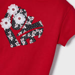 2-piece printed sustainable cotton set for girl Art. 23-03787-085