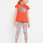 2-piece printed sustainable cotton set for girl Art. 23-03787-087