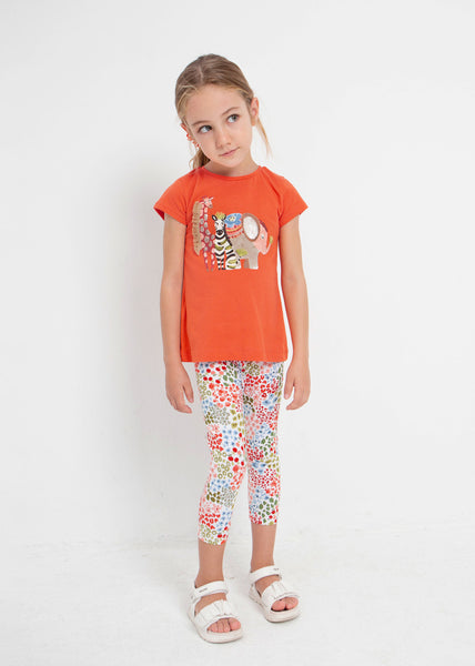 2-piece printed sustainable cotton set for girl Art. 23-03787-087