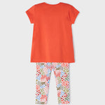 2-piece printed sustainable cotton set for girl Art. 23-03787-087