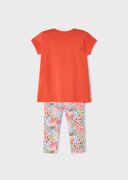 2-piece printed sustainable cotton set for girl Art. 23-03787-087