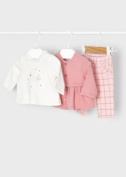 3-piece cotton set for newborn ECOFRIENDS 2702-60