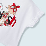 3-piece set with sustainable cotton skirt for girl Art. 23-03951-047