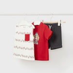 3-piece sustainable cotton set for babies Art. 23-01644-056