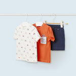3-piece sustainable cotton set for babies Art. 23-01645-053