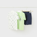 3-piece sustainable cotton set for babies Art. 23-01645-054