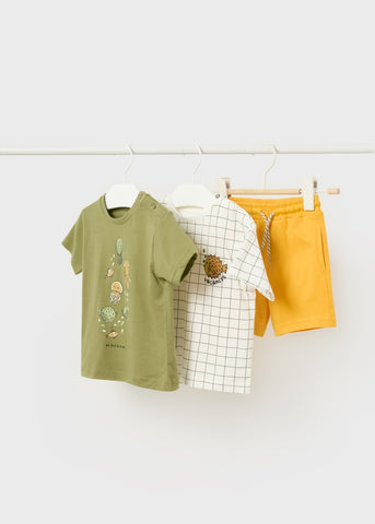 3-piece sustainable cotton set for babies Art. 23-01649-071