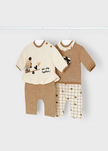 4-piece cotton set for newborn ECOFRIENDS 2706-93