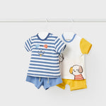 4-piece sustainable cotton set for newborn Art. 23-01621-024