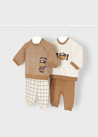 4-piece knitted set for newborn ECOFRIENDS 2643-23