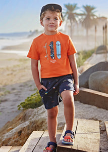 Boy's set with a printed motif in sustainable cotton Art. 23-03676-060