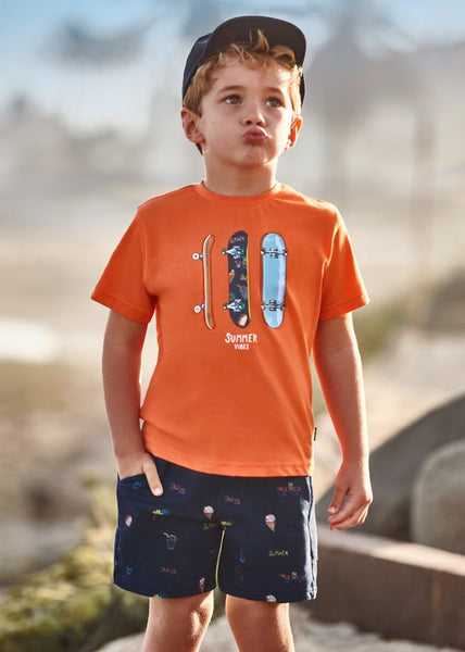 Boy's set with a printed motif in sustainable cotton Art. 23-03676-060