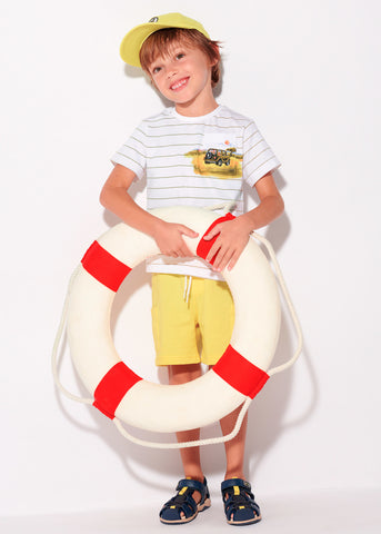 Printed set with sustainable cotton for boy Art. 23-03675-087