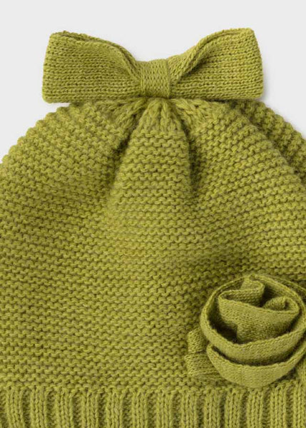 Baby girl flower scarf hat set Art. 11-10105-015