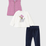 Baby girl vest leggings set Art. 11-02717-042