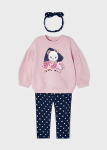 Leggings with sweatshirt set for baby ECOFRIENDS 2725-47