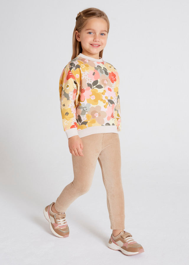 Corduroy leggings set for girl ECOFRIENDS 4773-11