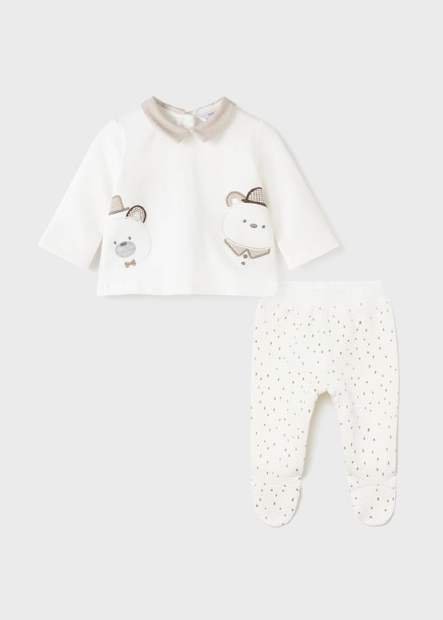 ECOFRIENDS padded newborn boy gaiter set Art. 11-02509-016