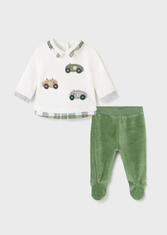 Newborn boy knit leggings set Art. 11-02512-053