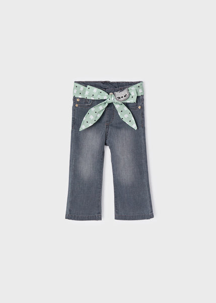 Embroidered jumper baby\Denim trousers flared fit baby 2313-35\2542-92