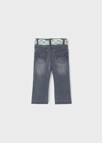 Embroidered jumper baby\Denim trousers flared fit baby 2313-35\2542-92