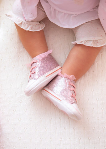 Ruffled sneakers for newborn Art. 23-09632-082