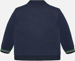 Mayoral Kids Cotton Cardigan with Hood for Boy Navy Blue 4485-85