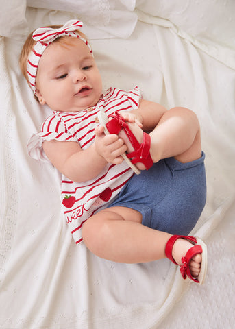 ECOFRIENDS 4 piece knit set newborn girl Art. 22-01623-084