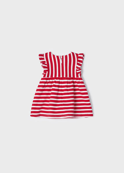 ECOFRIENDS striped dress Newborn girl Code 22-01855-045