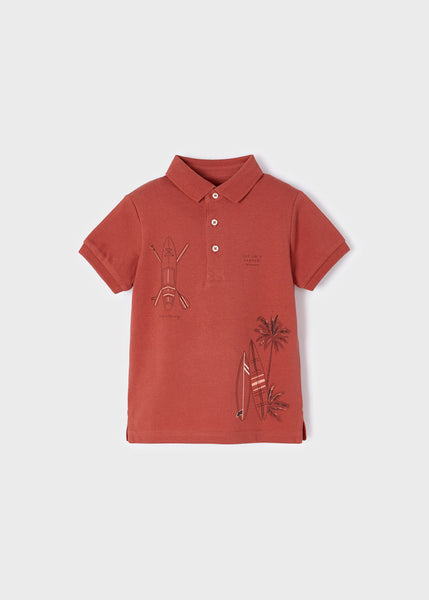 ECOFRIENDS graphic short sleeve polo shirt boy Art. 22-03109-025