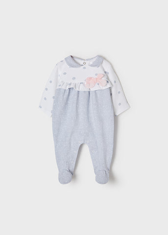 ECOFRIENDS knit bodysuit newborn girl Art. 22-01602-019