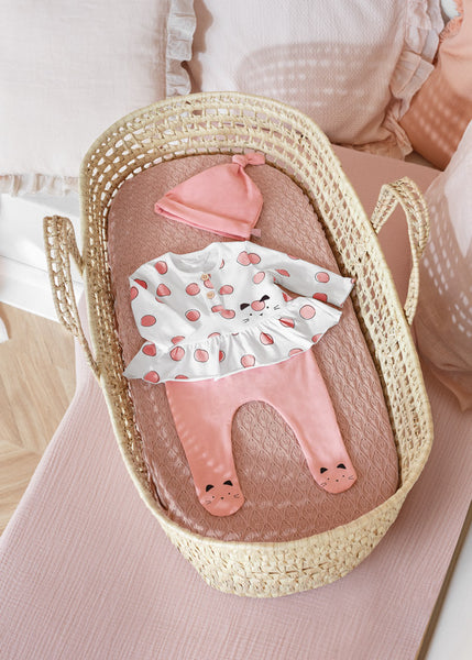 ECOFRIENDS leg warmer and hat set newborn girl Art. 22-01593-088