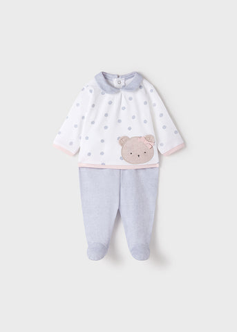 ECOFRIENDS leg warmer set newborn girl Art. 22-01591-049