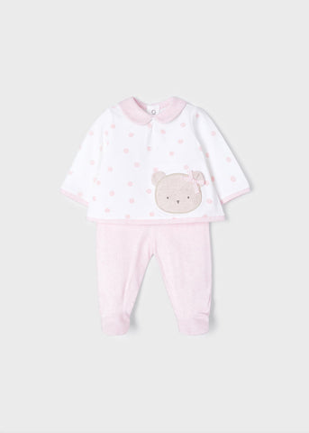 ECOFRIENDS leg warmer set newborn girl Art. 22-01591-050