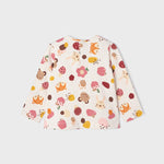 Mayoral Set of Children's Tights Long Multicolored\ECOFRIENDS set of 2 long sleeve T-shirts baby 2094-40\0702-28