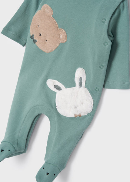 ECOFRIENDS set of 2 sleepsuits with bib newborn 2628-92