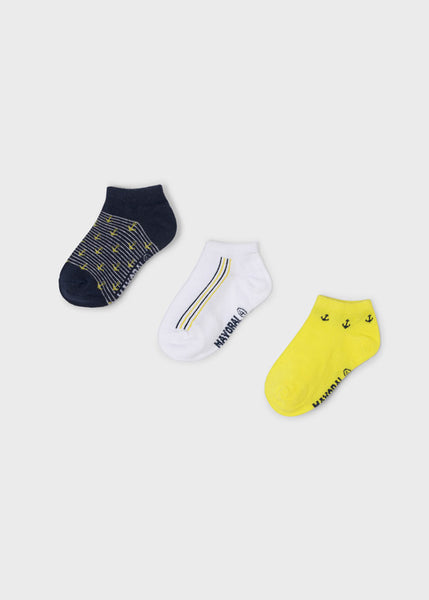 ECOFRIENDS set of 3 short socks boy Art. 22-10227-058